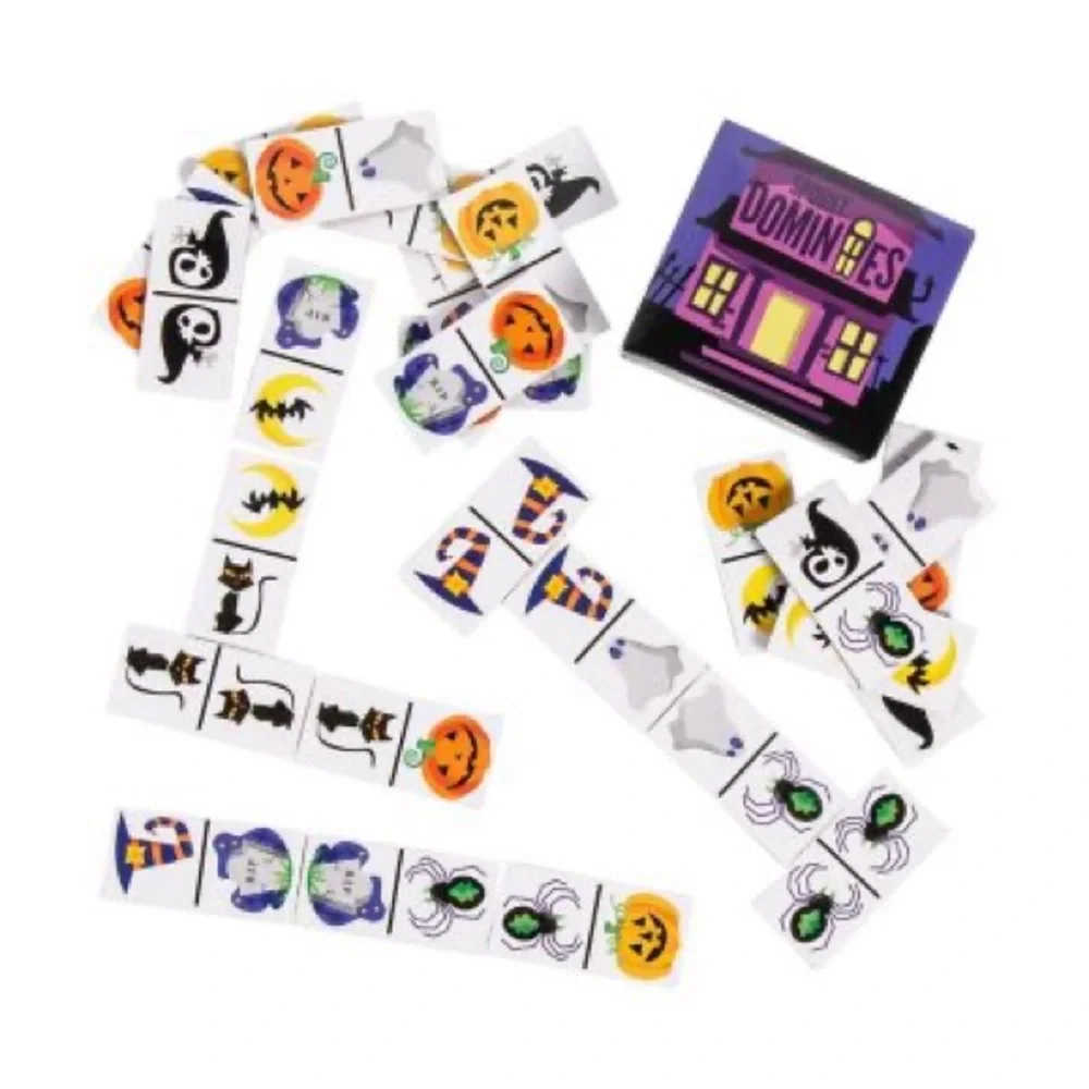 Halloween Spooky Dominoes Games - 6 Pc